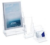 Настольная визитница, буклетница и подставка для буклетов А4, А5, А6 — купить в Москве с доставкой по России в интернет магазине PosmShop